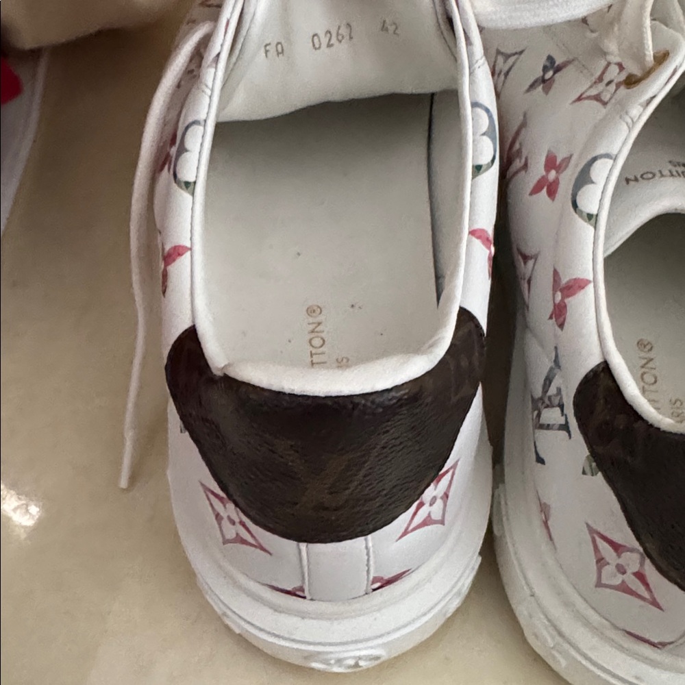 Louis Vuitton Women's Multicolor Monogram Sneakers - Picture 3 of 6